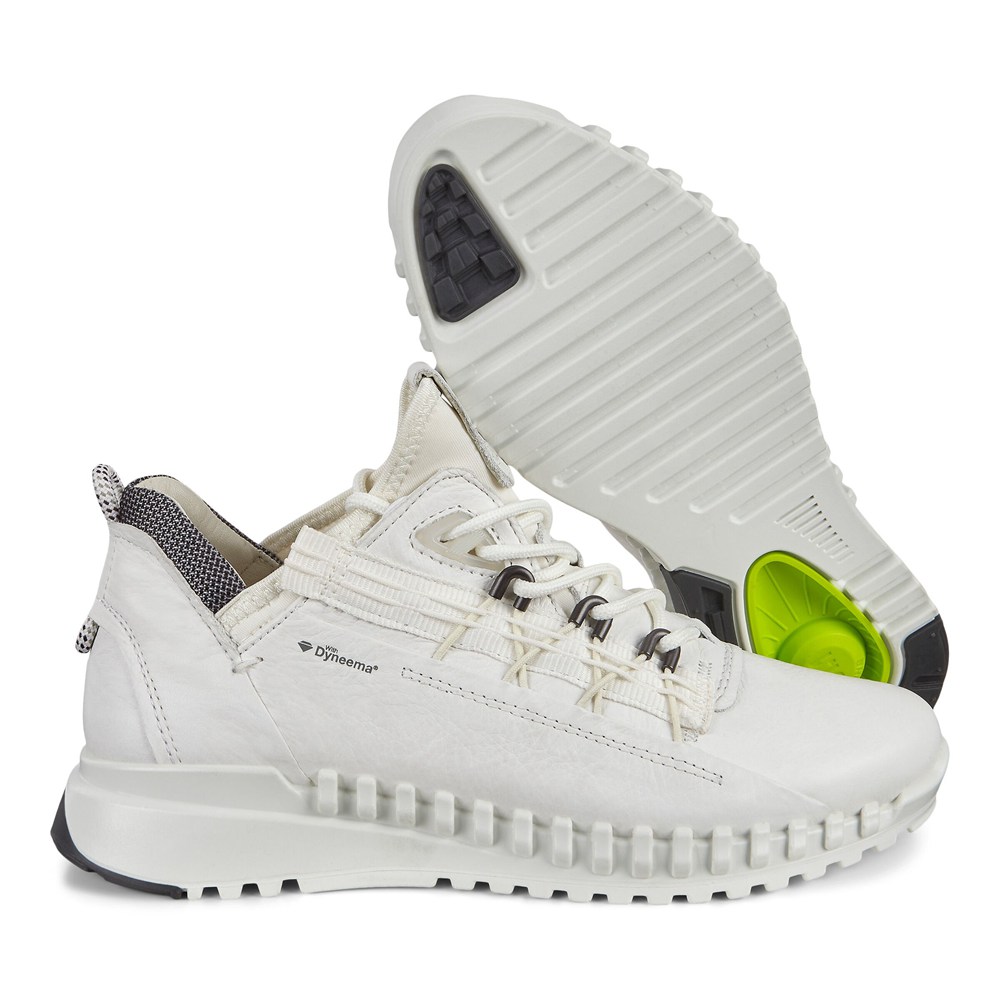 Tenis Mujer - ECCO Zipflex Bajos Dyneema - Blancos - IVL934516